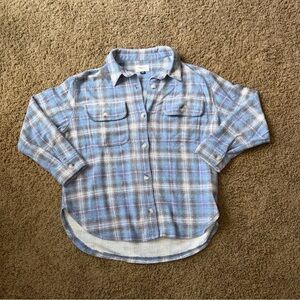 Women’s American Eagle Oversized Plaid Fleece & Love Shacket